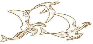 a flock of alien flyers