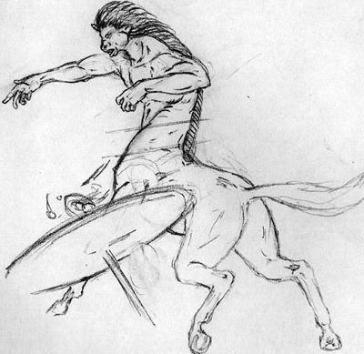 Centaur sketch 1
