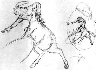 Centaur sketch 2